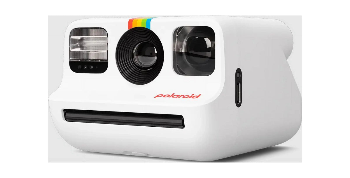 With White Mini Clip, Polaroid PRD6219 Go Camera Instant