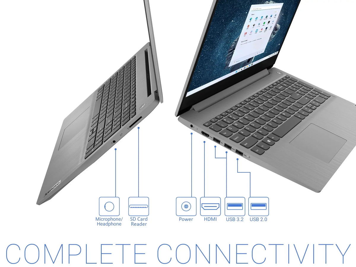 Windows IdeaPad Pro HDMI, Upto i3-1115G4 NVMe Wi-Fi, 20GB SSD, Display, 4.1GHz, FHD Intel 15.6" RAM, 11 Reader, Core Lenovo Card Laptop, 3i Bluetooth, S 512GB