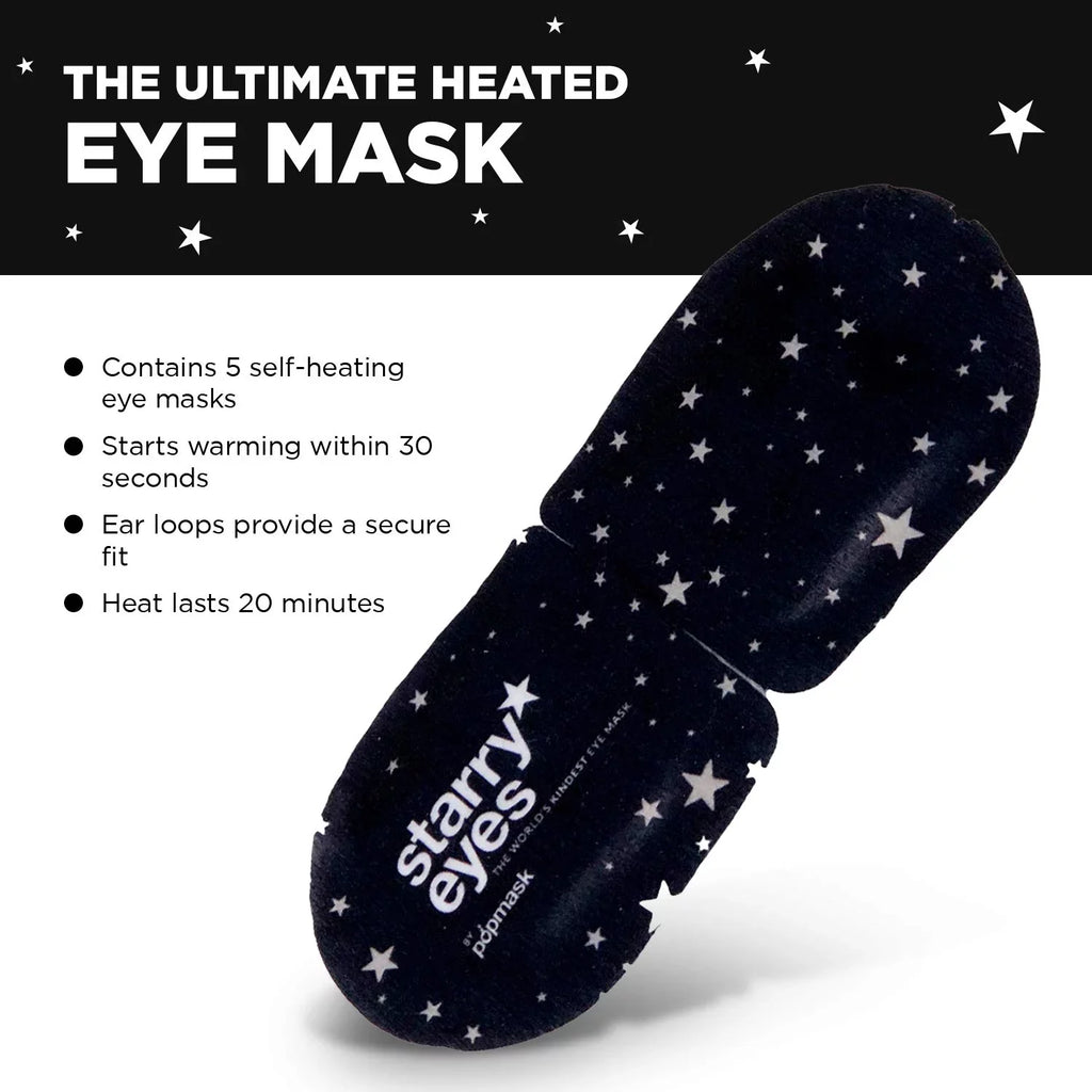 15 3 Count Popmask Mask, 5 Eyes Count, Pack, Warming Self Eye Starry Total