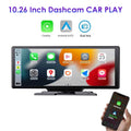 T91 Wireless Resolution, IPS Screen Bluetooth - WiFi 10.26'' Connected, Dash Dual Touch Lens, 2K KingFurt Screen, Enabled Cam