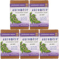 Auromere Lavender Bar Vegan, Friendly, Neem Pack. Non Soap, 5 Natural, Ayurvedic (2.75 Eco Free, Cruelty Oz), Gmo - Handmade,