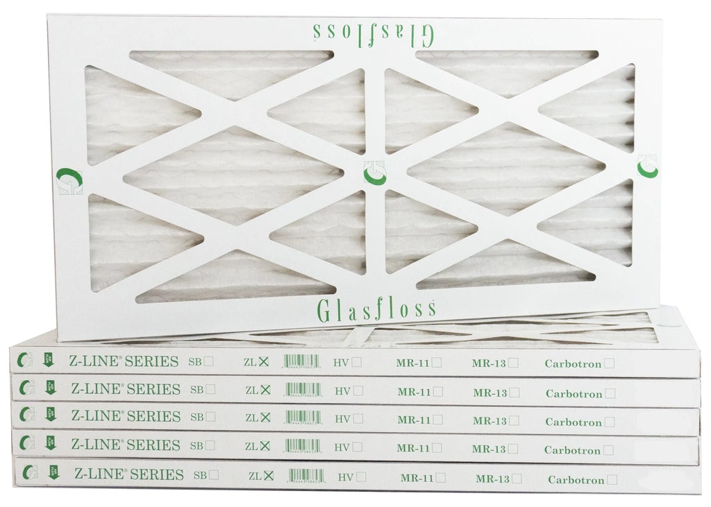 '- 10 inch) 5.5 in USA - (Actual Furnace Filter 23.5x7/8 x - Size: 6x24x1 Air Made Glasfloss -Qty:6 MERV