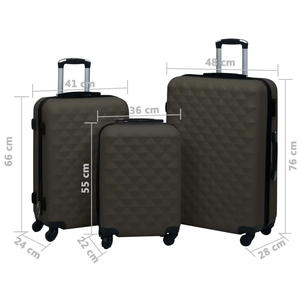 '- Locks Set Owsoo Business Suitcase 1229188b parcel,Durable Material Abs With Set - Abs 3 Different Set Pcs Locks Set Andoer Abs 3 3 Suitcase With Pcs Sizes Set Suitcases Durable