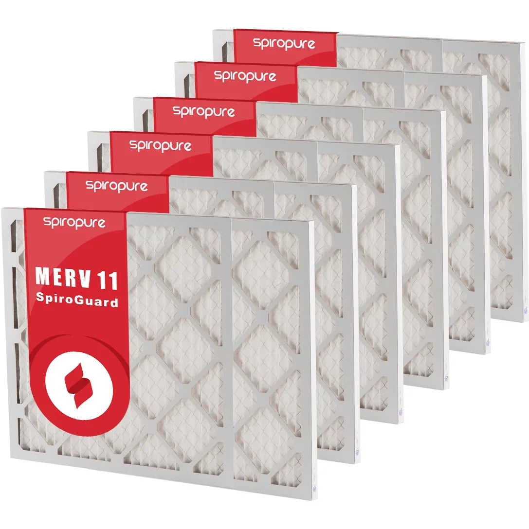 in MERV Pleated Filter Filters USA 11 Air Made (6 SpiroPure Pack) 24x36x1 -