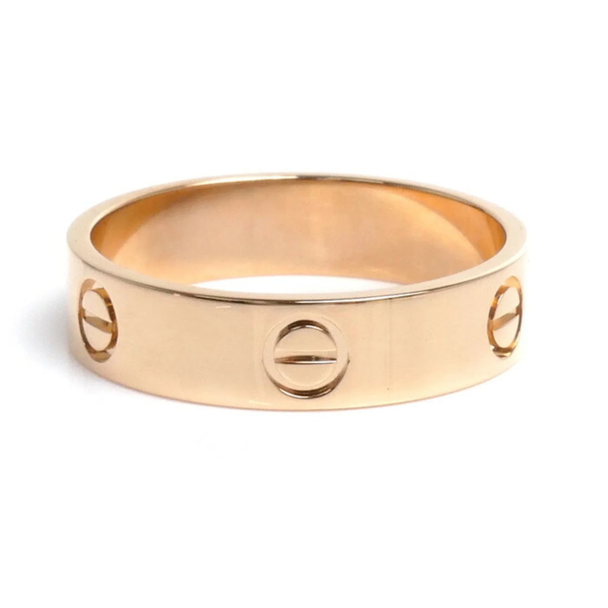 (Good) Pre-Owned 23.5 7.0g B4084864 Pink Size CARTIER Ring Love 64 Gold Men's K18PG