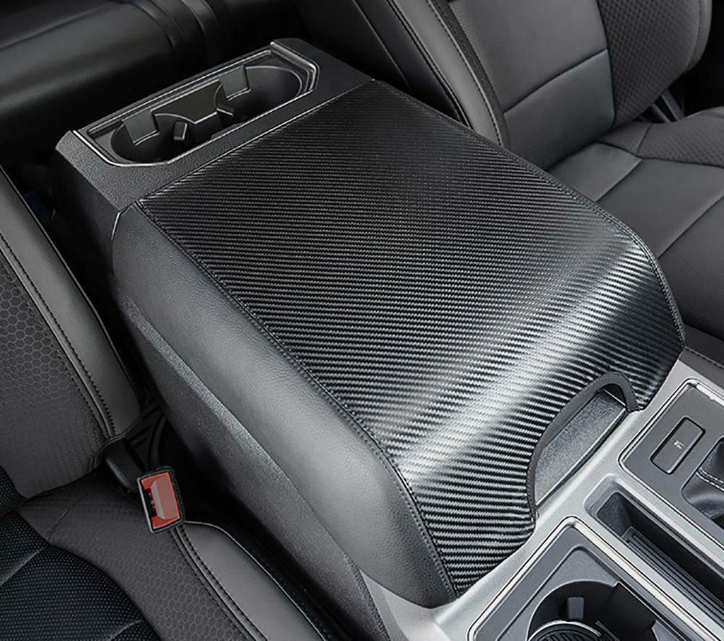 Teledu Cover Console Leather F150 Protector Pad Carbon Armrest Center