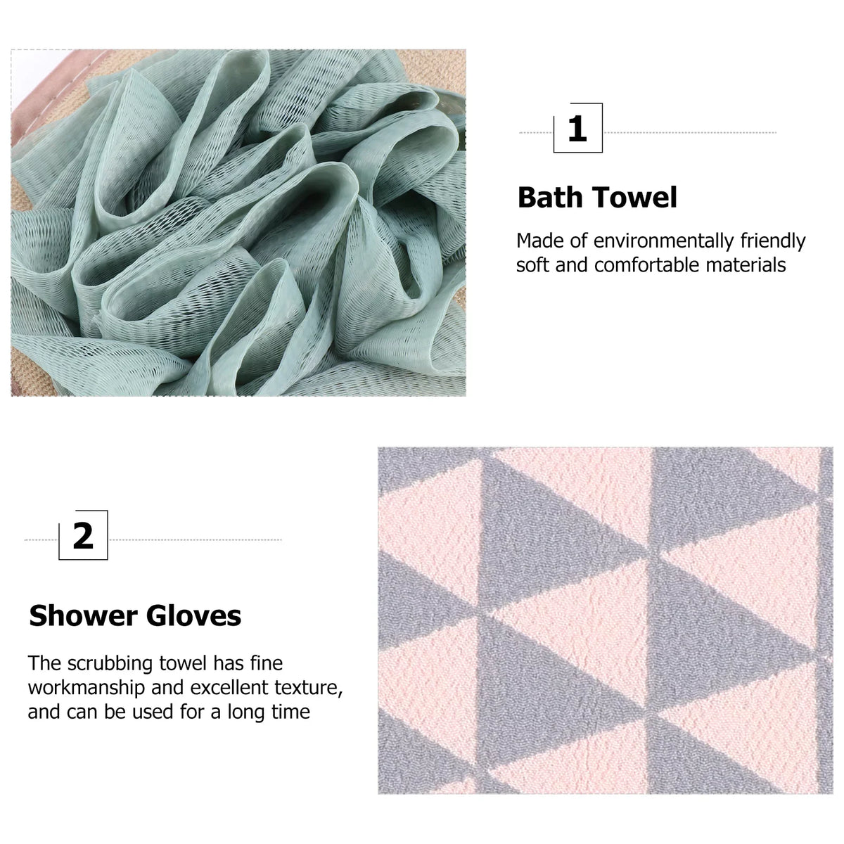 Shower Exfoliating Washing Loofa Korean Stick Mens Glove Lofa Mitts Gloves Cloth Exfoliator Loofah Body Skin Men