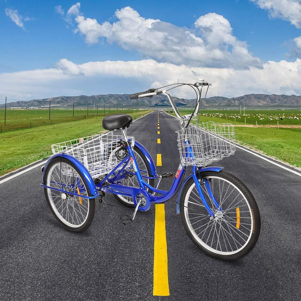 Bike, Men's Adult Wheel Blue Women's Tricycle SalonMore 26-Inch