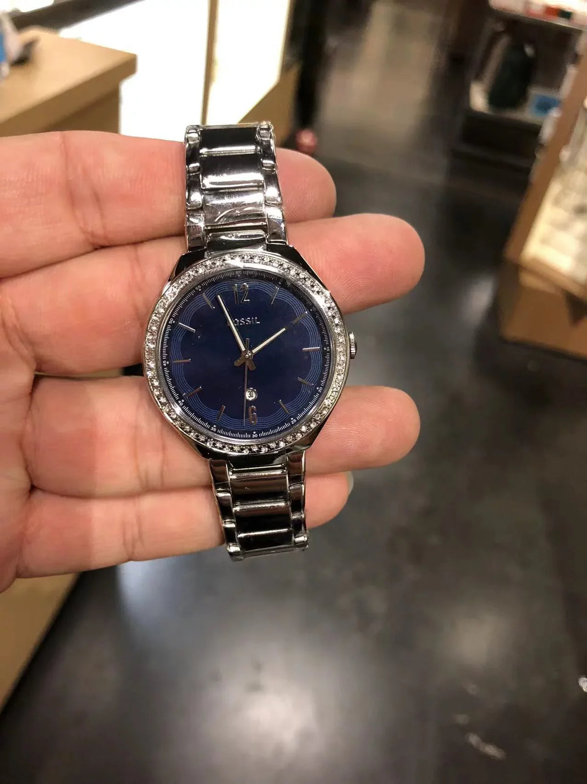 Watch Ashtyn Steel Stainless Three-Hand Fossil BQ3843 Date