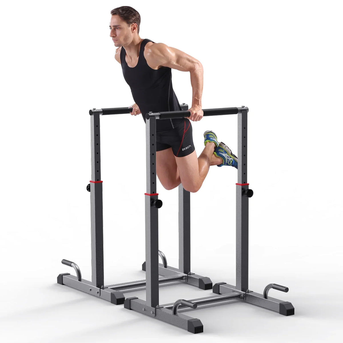 Dip Body ZHICHI Full Parallettes Workout 9 Heave Adjustable, Bars Bar Fitness,Functional Z Duty Station Set, Level Dip Station 1200lbs for
