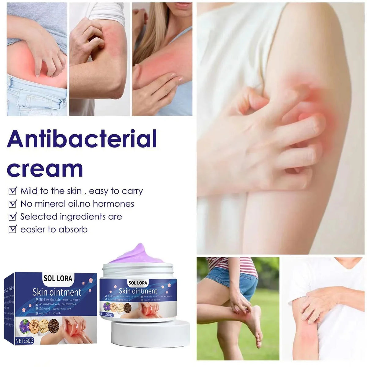 Bites, Skin 50g Cream Insect Skin Rashes, or from Recovery Itch for Skin Sunburns-Non-Greasy Barrier Relief Lasting Relief Echinacea I Long Irritations, I Barrier-5PCS Burn, Cream for Echinacea Razor