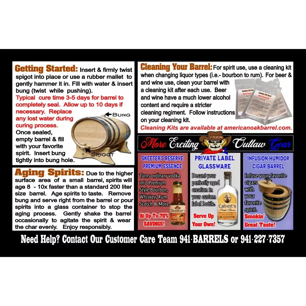'- Smiling (037) Barrel American Engraved Oak Aging Eyes Irish