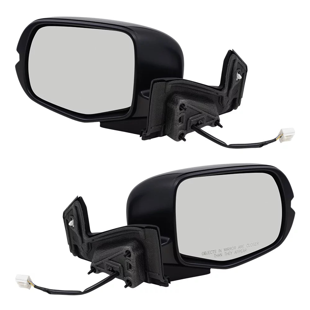 Right Without Memory-Auto Aftermarket Heat-Signal To Driver Camera Replacement Power Manual Paint Match Left View Assembly Black With Mirror Passenger Folding Door Brock Dimming-Side