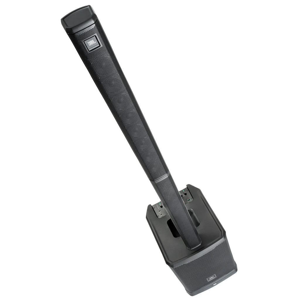 Vocal System PRX Powered SM58 Microphone PA Package with ONE JBL Shure Column Portable All-In-One