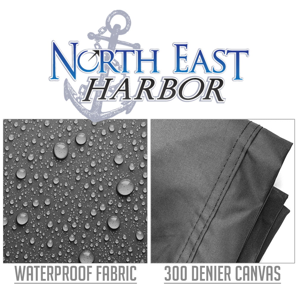 Grey Liquidproof, Travel Cover- Heavy-Duty 10ft- Protection- Kayak & - NEH and Boat Storage Sun Dust Canoe
