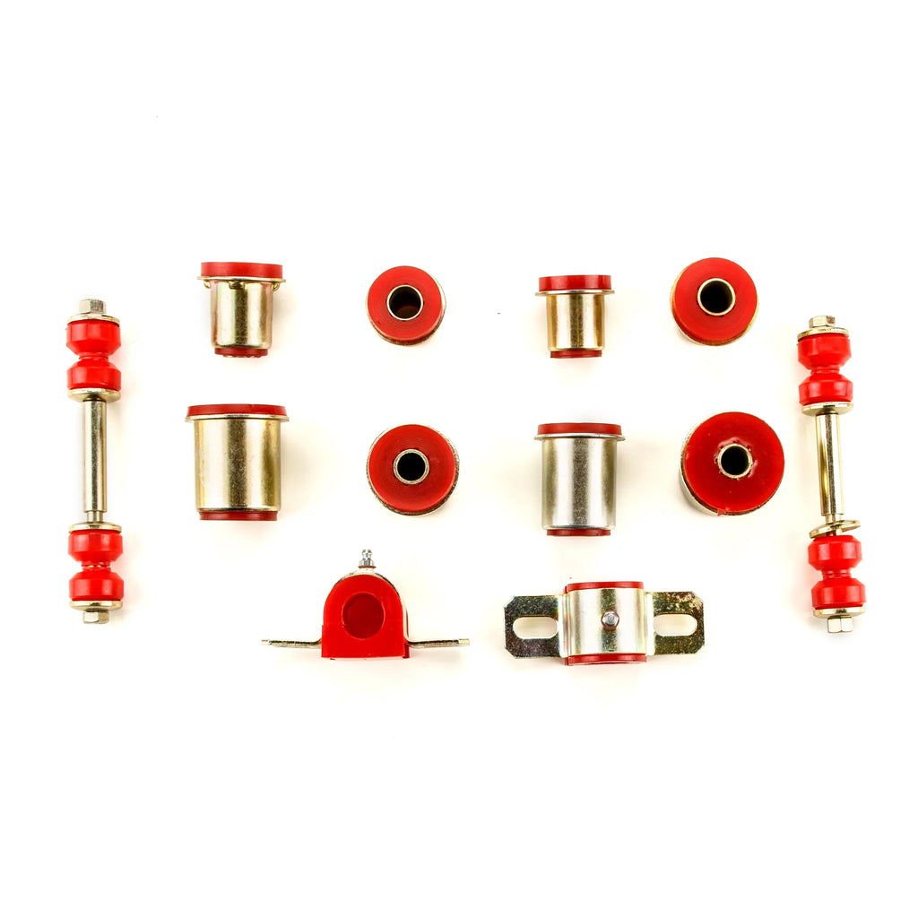 Rebuild Suspension Full Fits Front - Kit Poly Chevrolet 1979 End 1977 Red Size
