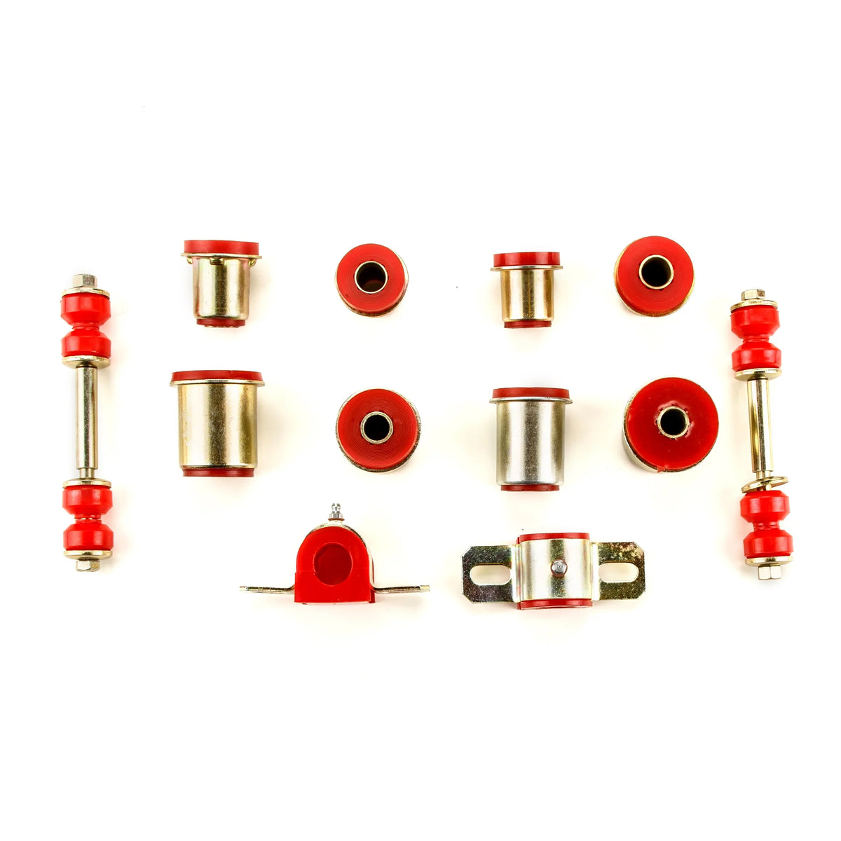 Rebuild Suspension Full Fits Front - Kit Poly Chevrolet 1979 End 1977 Red Size