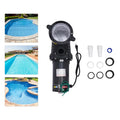 Inground/ Ground Miumaeov Connectors Basket Pool Above In-Ground Strainer with Voltage Dual Pump, and 2HP 6815GPH Swimming Pool Pump