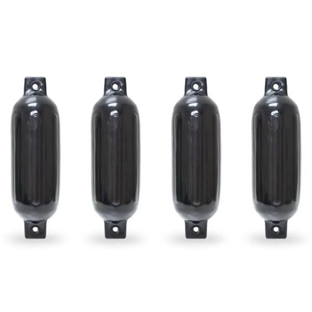 in. 4 Pontoon East 16 Black Fender, 4516TB 4.5 Ribbed x North Harbor - Piece Eye Boat Twin