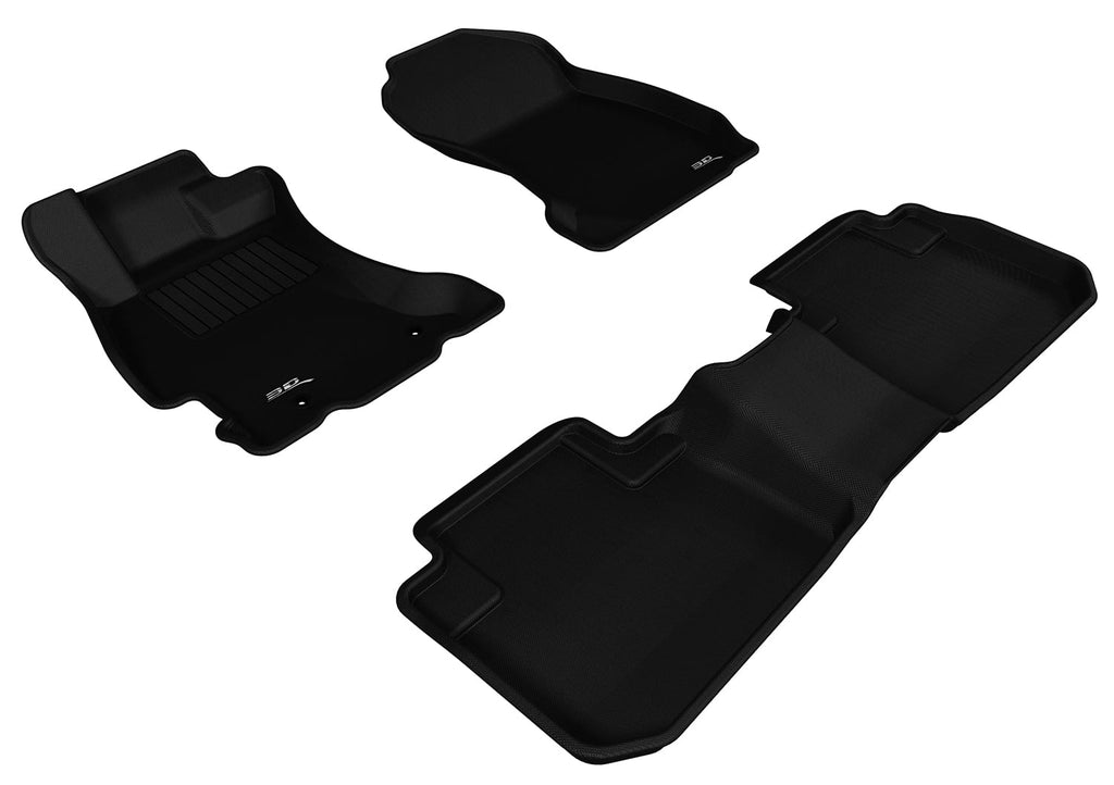 Mat MAXpider 2014-2018 SUBARU Floor KAGU FORESTER (BLACK) 3D - with Full compatible Set