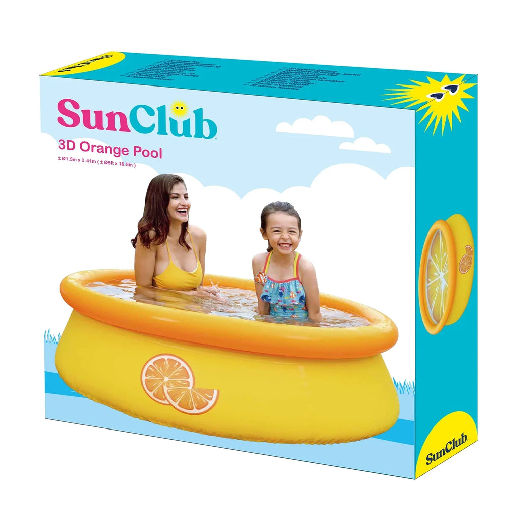 Orange Pool Inflatable Prompt Pack) JLeisure Outdoor Swimming Set & (2