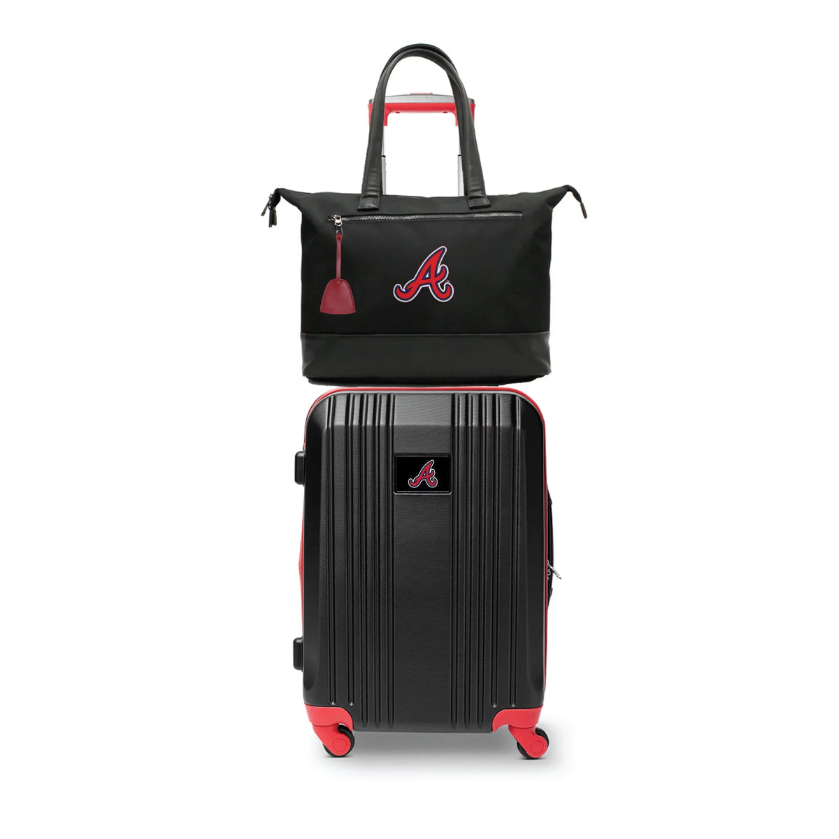 MOJO Premium Laptop and Bag Tote Set Atlanta Braves Luggage
