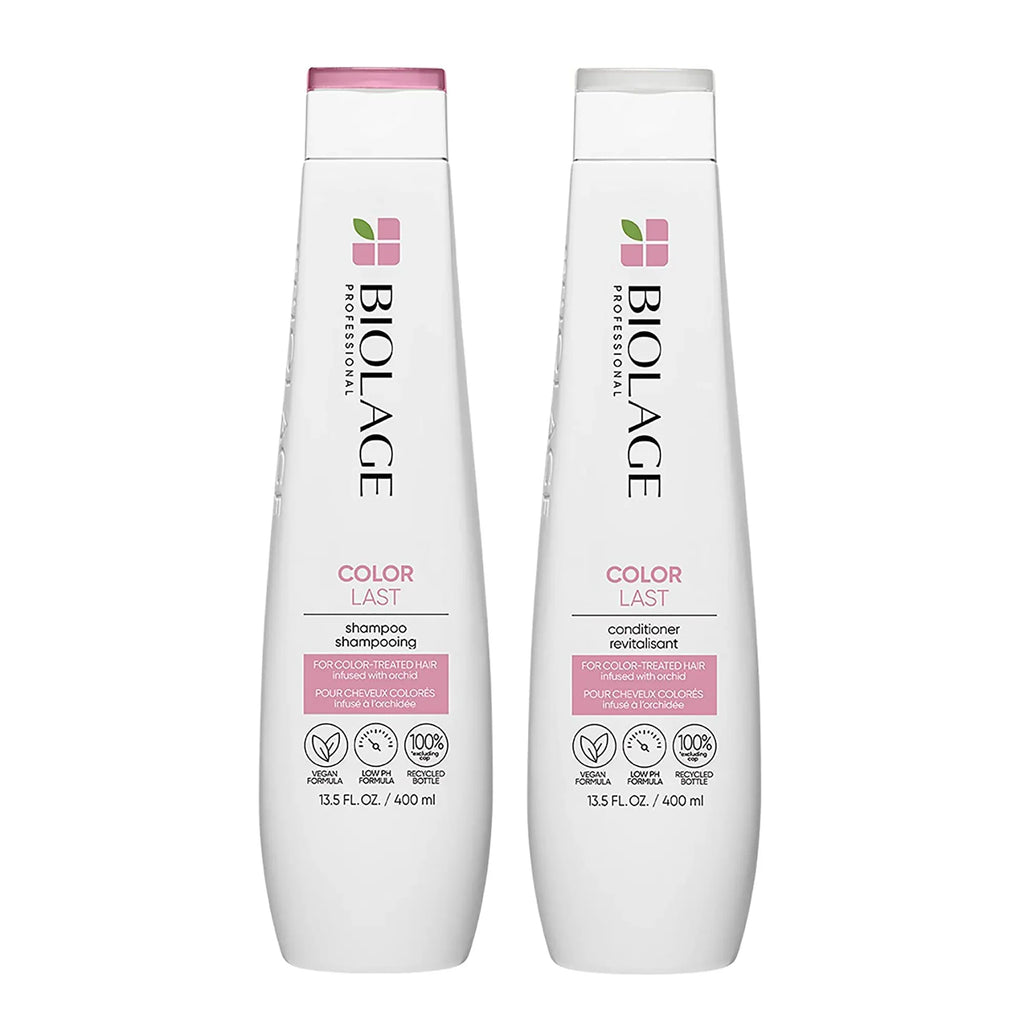 BIOLAGE 2 MATRIX SHAMPOO PACK CONDITIONER COLORLAST & 13.5OZ, OF