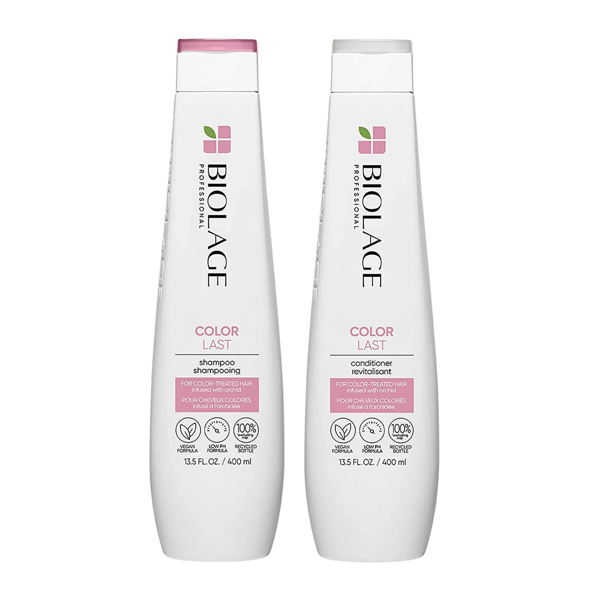 BIOLAGE 2 MATRIX SHAMPOO PACK CONDITIONER COLORLAST & 13.5OZ, OF