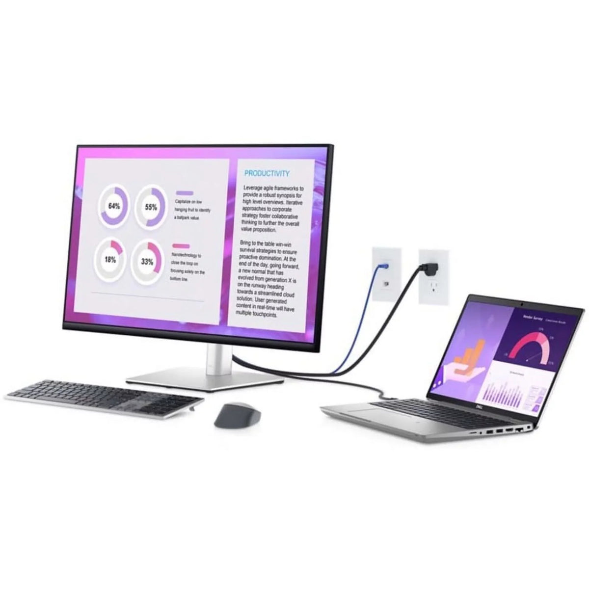 Monitor, Black ComfortView x Dell P3223QE 2160 32\" LCD & 3840 Plus, sRGB Silver,