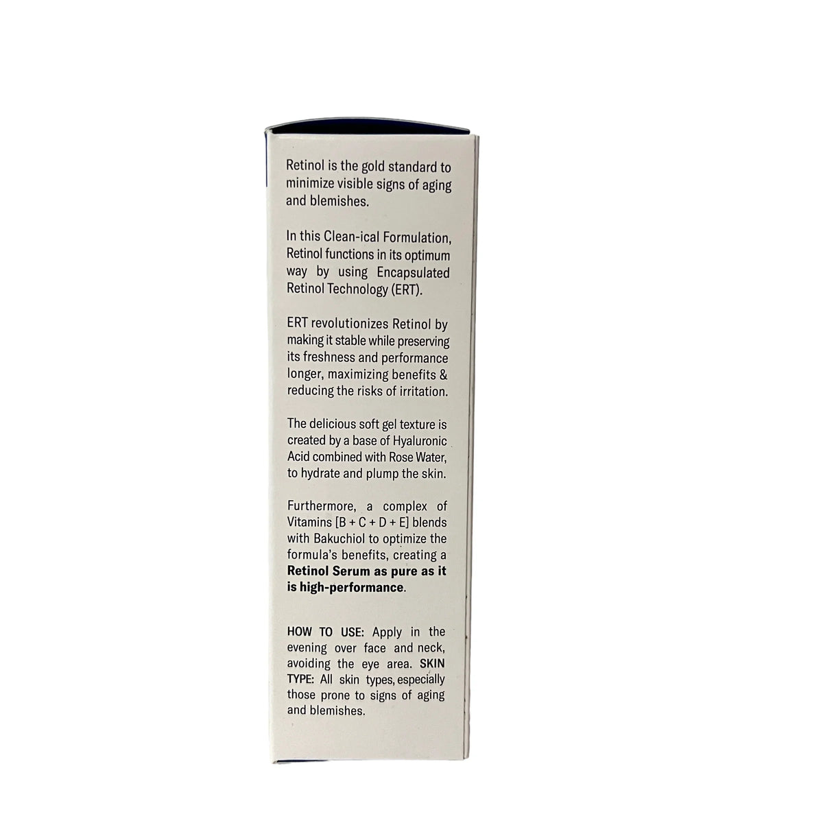 Serum fl Retinol oz Odacite Renewing Forumaltions Clean-ical 1 Acid + Hyaluronic