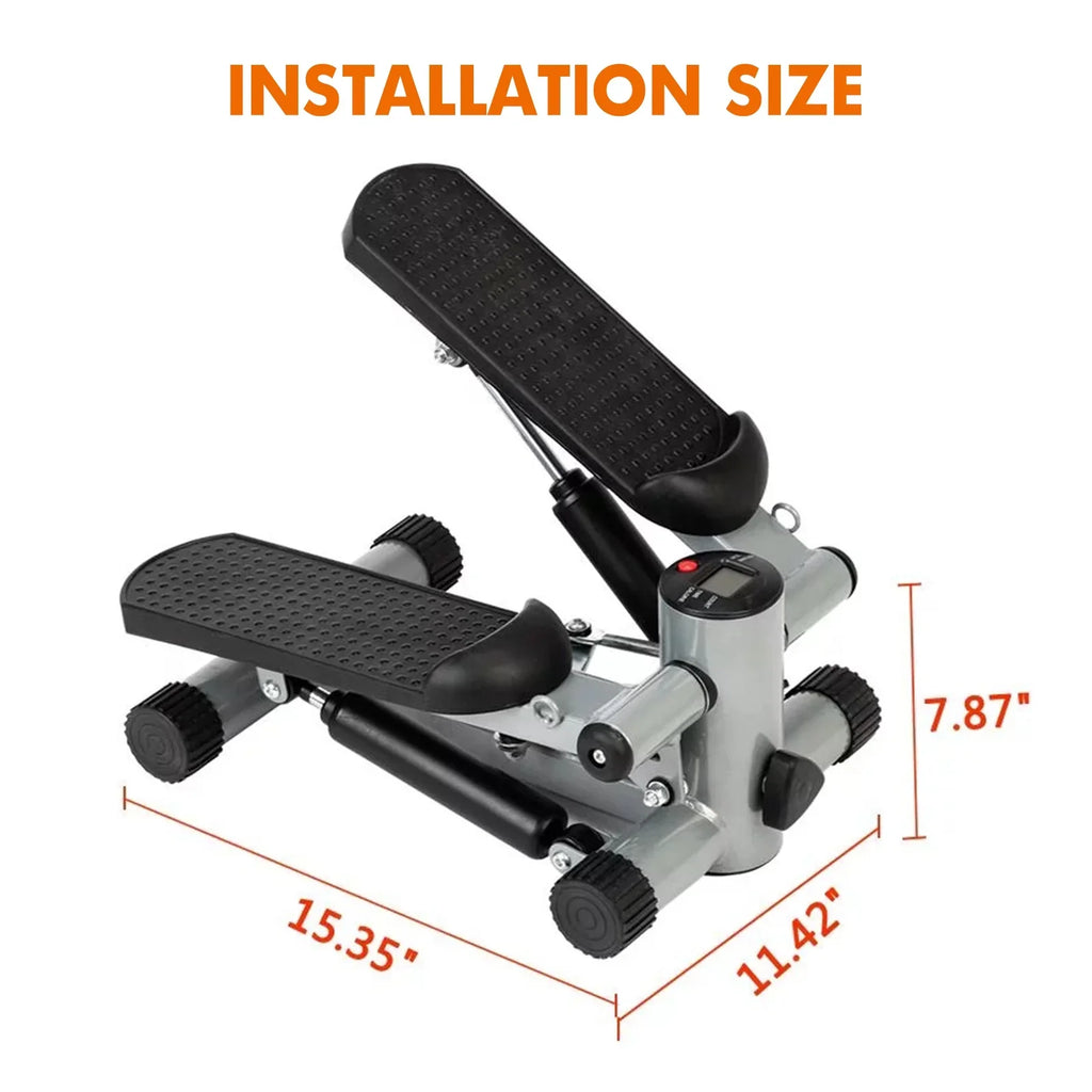Equipment Bands, Resistance Height Stride Gray with for Exercise, Stepper Cardio Stepper Stair Stepper Mini Adjustable