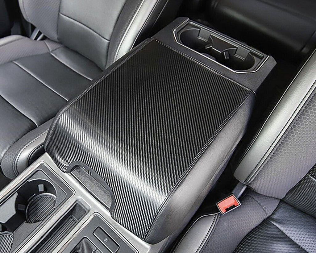 Teledu Cover Console Leather F150 Protector Pad Carbon Armrest Center