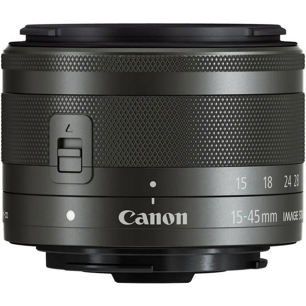 Basic DealExpo - f/3.5-6.3 IS STM Bundle Lens (Graphite) EF-M Canon 15-45mm