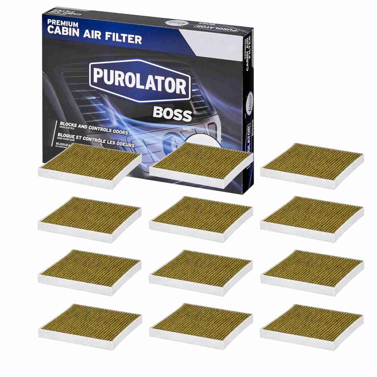 HVAC 2013-2018 Cabin JEEP Fits select: Filters pc Air PBC25869 BOSS 2007-2018 Vent Ventilation Filters for 1500, COMPASS 12 842 Air Heating Purolator Conditioning RAM