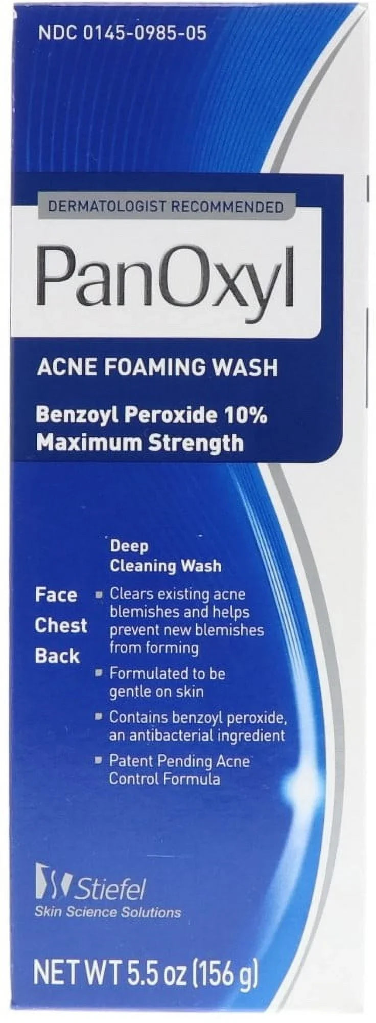 Wash of Acne oz (Pack PanOxyl 5.5 2) 10% Foaming