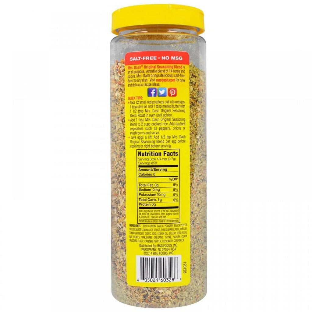 Salt Original 21 Dash Pack Blend oz Free - Seasoning 2 Mrs