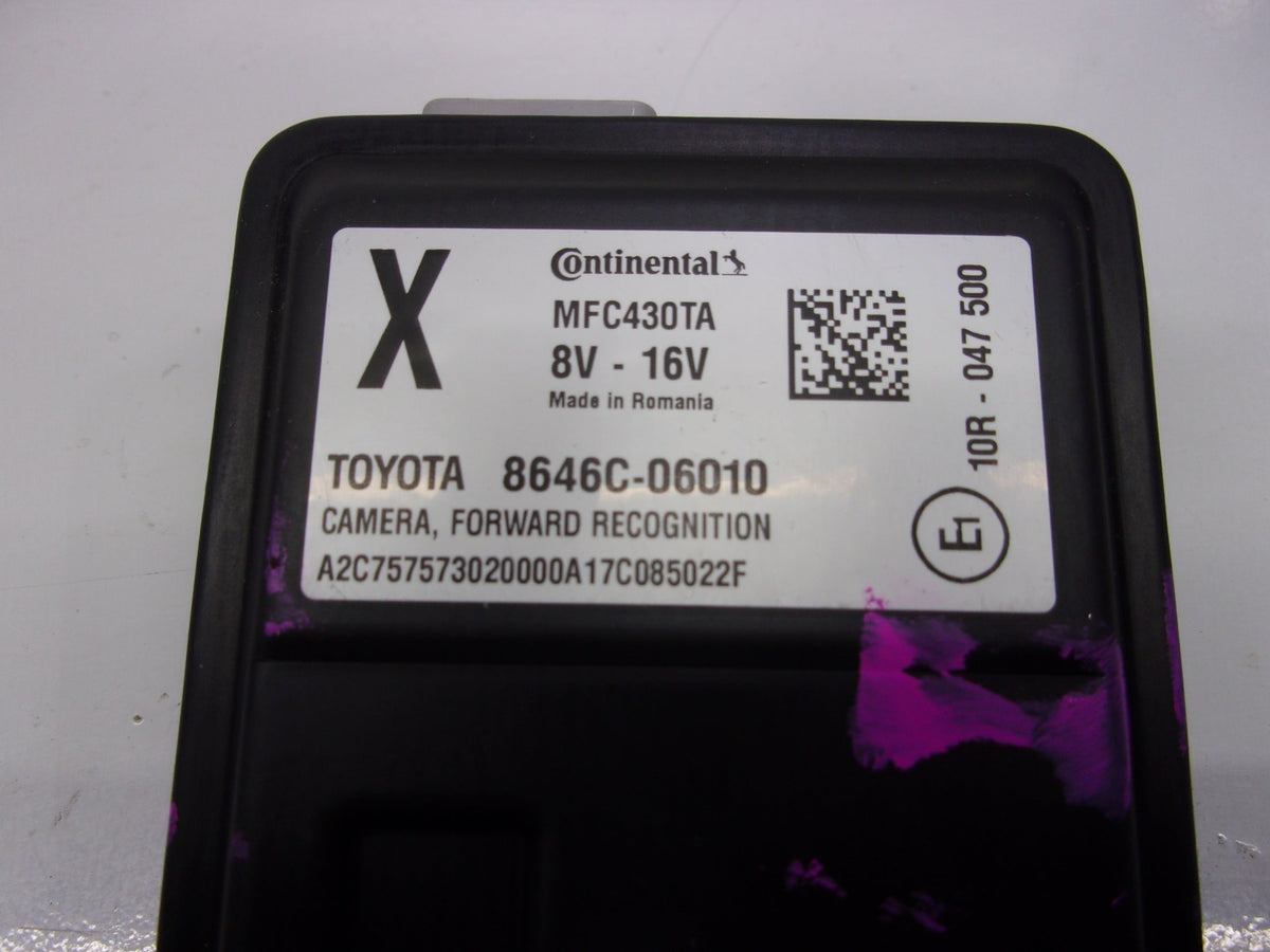 OEM Pre-Owned 2018 Camera Departure (Good) Camry Unit Windshield Radar Toyota 8646C-06010 Lane