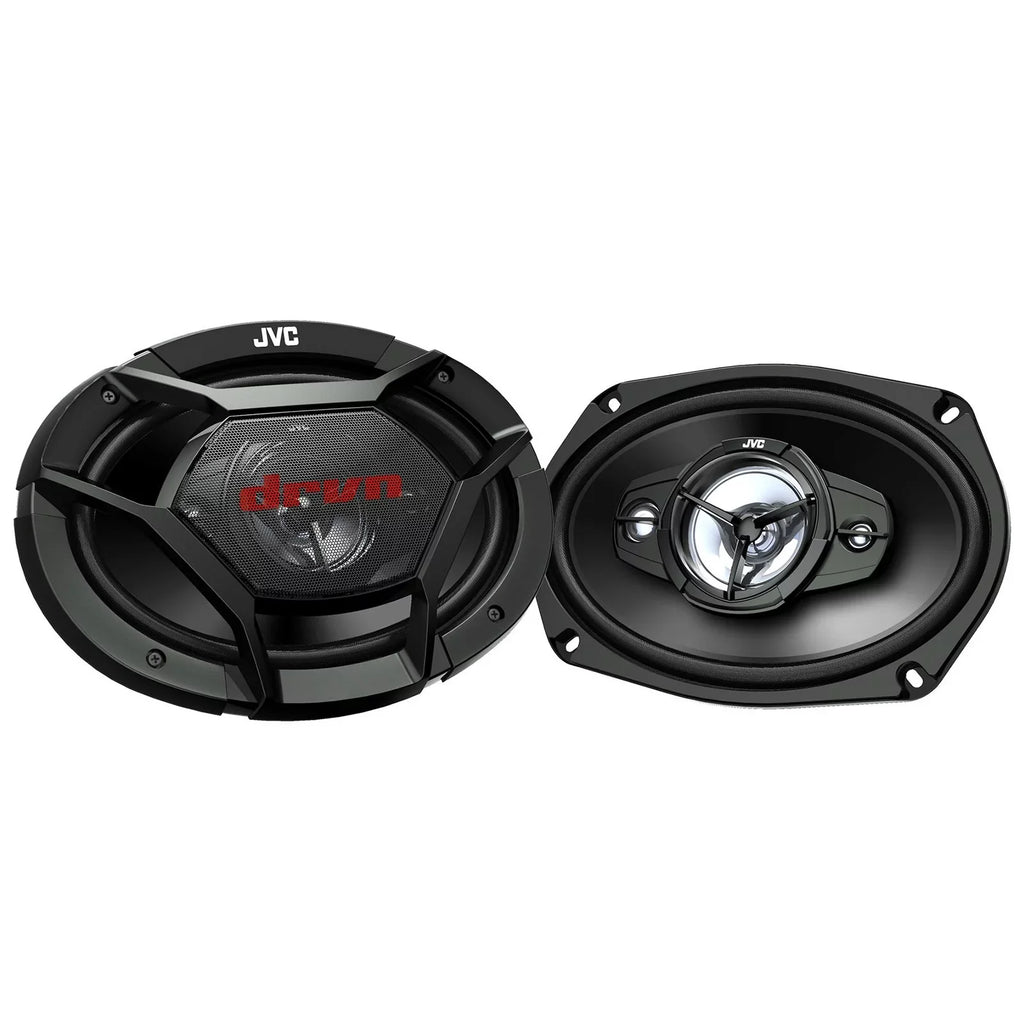 Player 550 Radio DIN Audio Dual Wire Peak Upgrade AM/FM JVC Factory Power KW-V960BW and Bundle Receiver 16G Bluetooth Speaker Car with Speakers USB 6x9" Coaxial CD/DVD 4-Way Car 2x Double Combo Watt