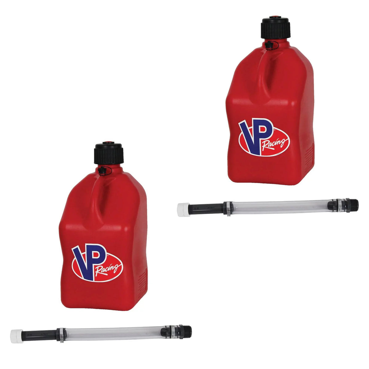 Utility Pack) Racing Red Fuels with 5.5 Gallon Hoses, (2 VP Jugs Deluxe