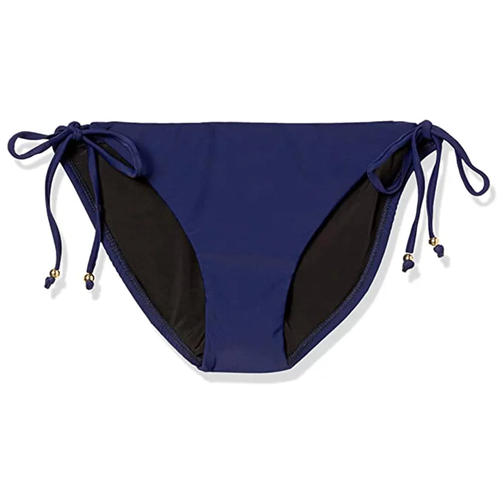 Navy, Bikini -P Beading String Women’s Bottom, Size Shoshanna Clean Bahamas