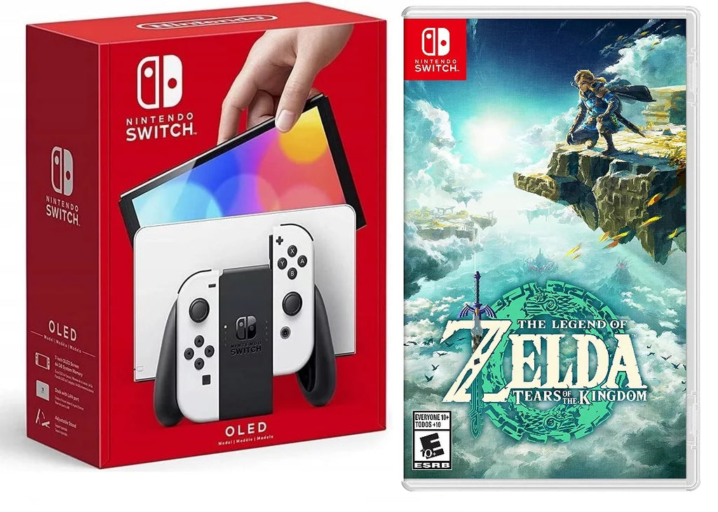 of Tears Zelda the + White Game Kingdom Switch OLED Nintendo