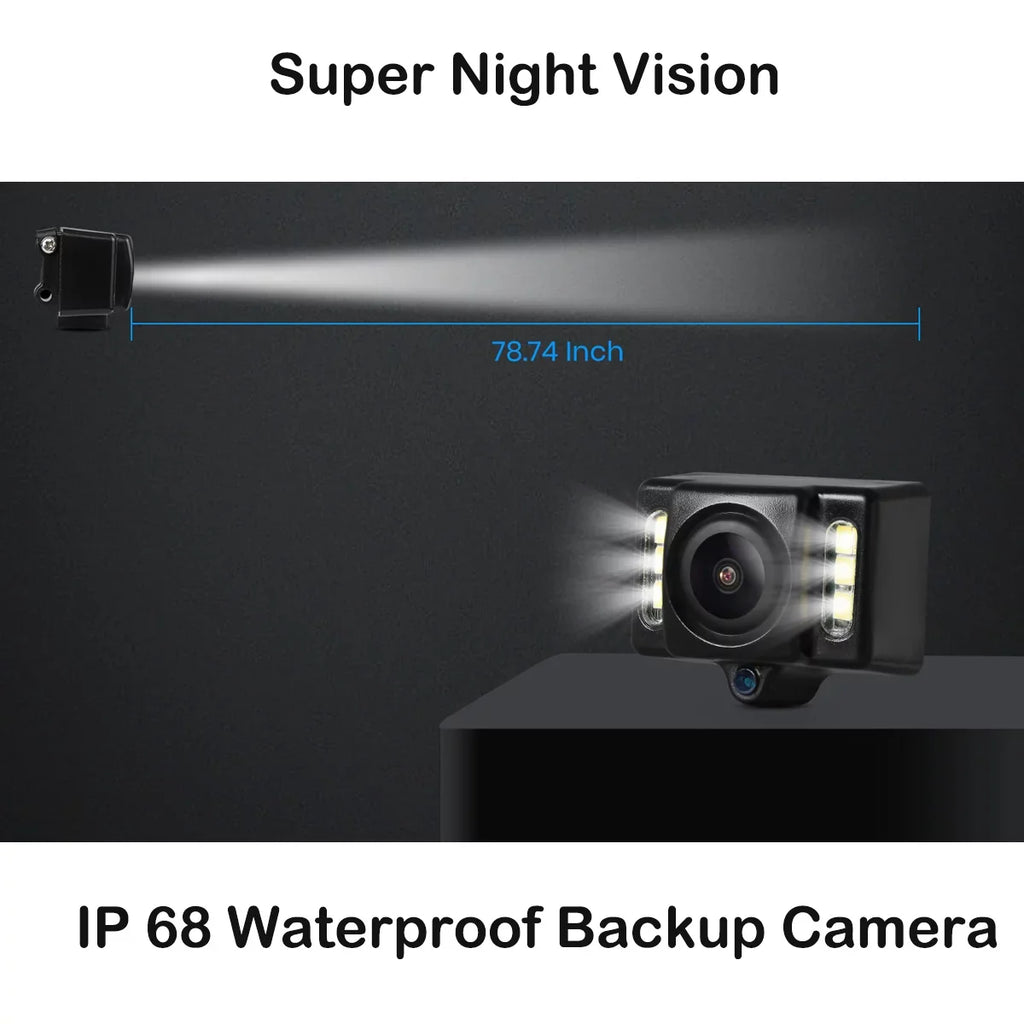 Vehicles View Auto-Vox Wireless Mirror Trucks, Night (T1400U) Super Backup for Camera Oem Reversing Backup Look Camera System Car Vision Rear for Camera