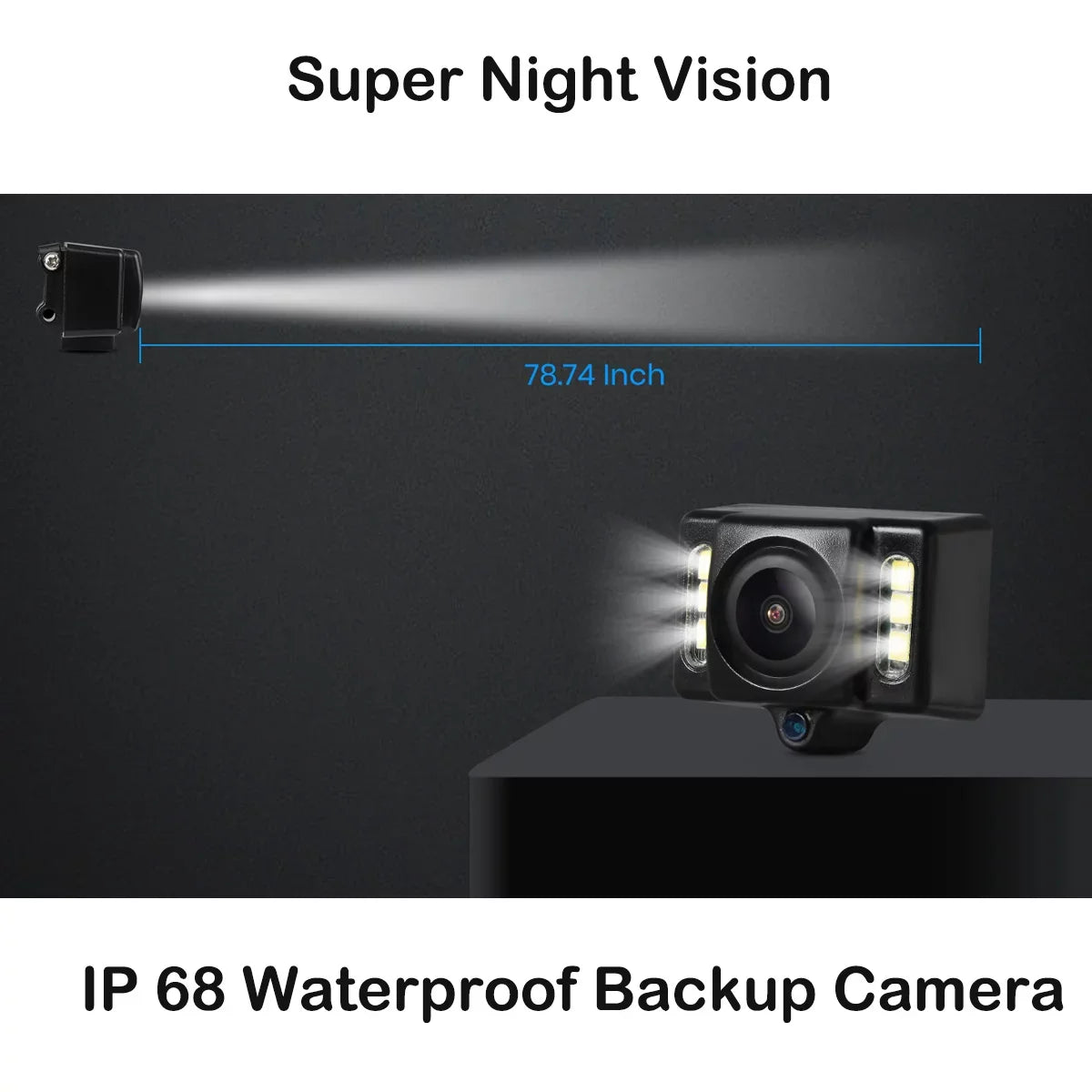 Vehicles View Auto-Vox Wireless Mirror Trucks, Night (T1400U) Super Backup for Camera Oem Reversing Backup Look Camera System Car Vision Rear for Camera
