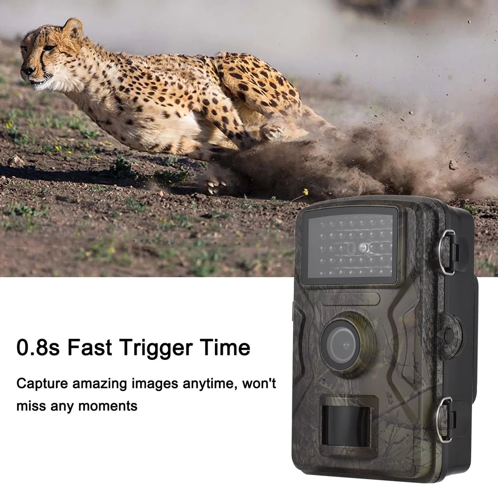 Camera Inch Camera Wildlife Supports IP66 Trigger Activated Night Motion 1080P 0.8s 2.0 Liquidproof 16MP Trail Time Screen Meterk Camera Tracking Vision TFT Color with Infrared