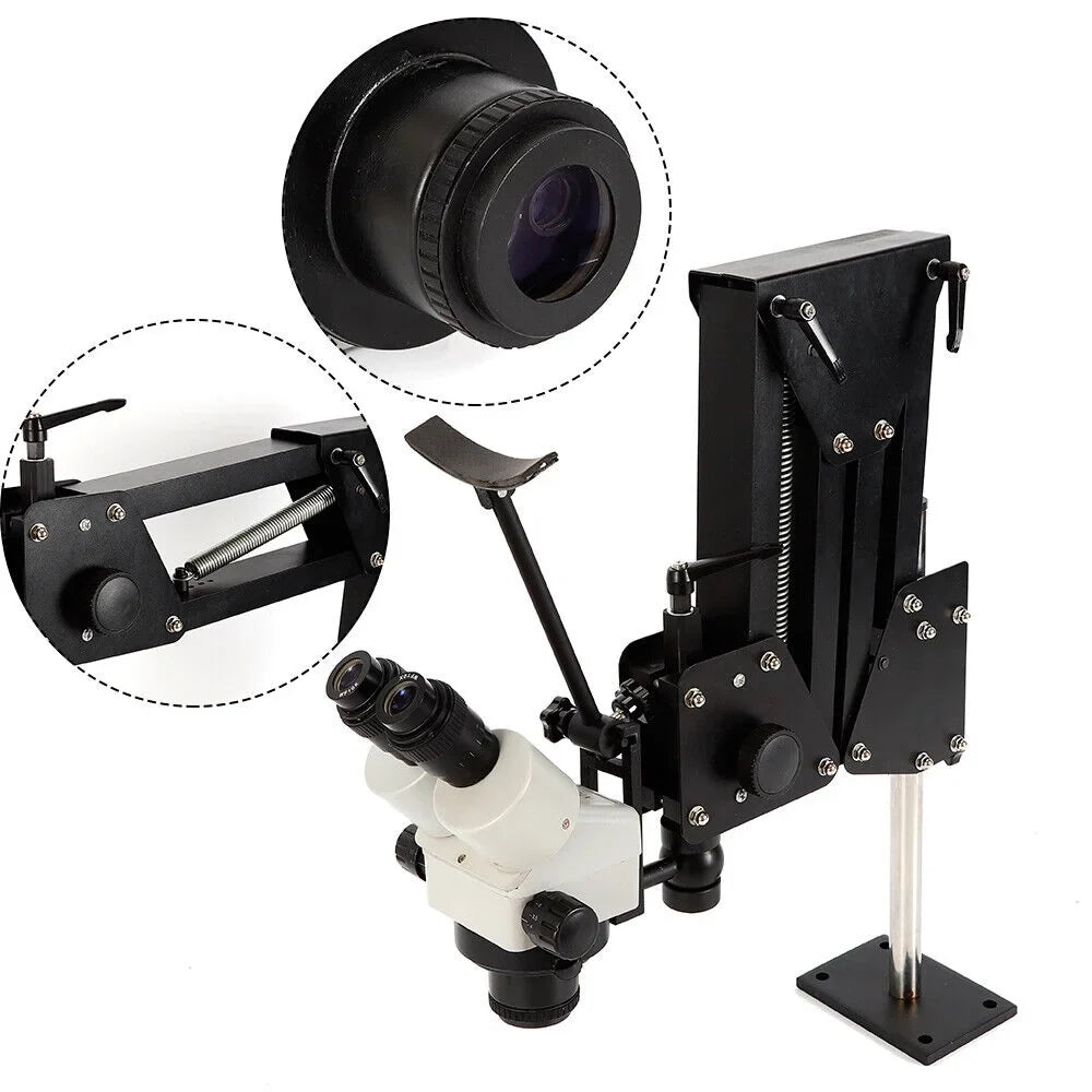 Machine with Micro Multi-Directional Setting Spring Jewelry Inlaid Gem Microscope Mirror Bracket Stand Tool ZhdnBhnos Diamond Making