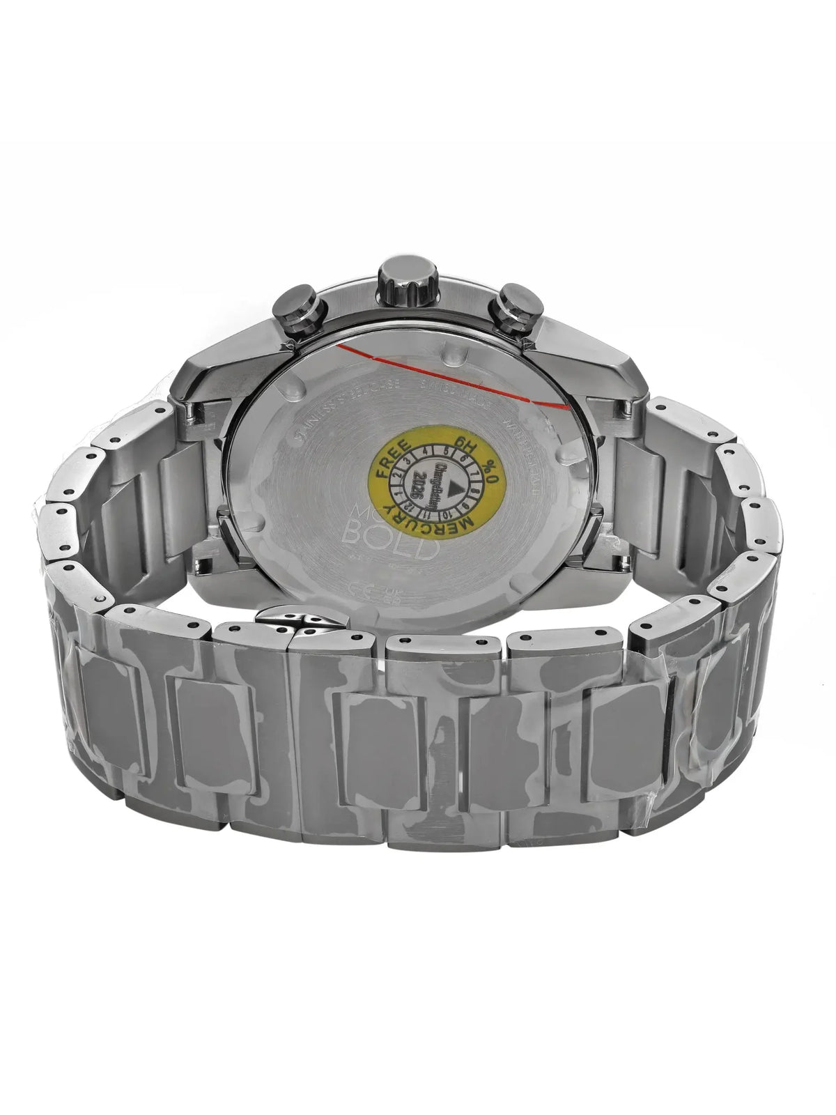 Quartz (Without Watch Men Bold 3600867  44mm Movado Verso Box)