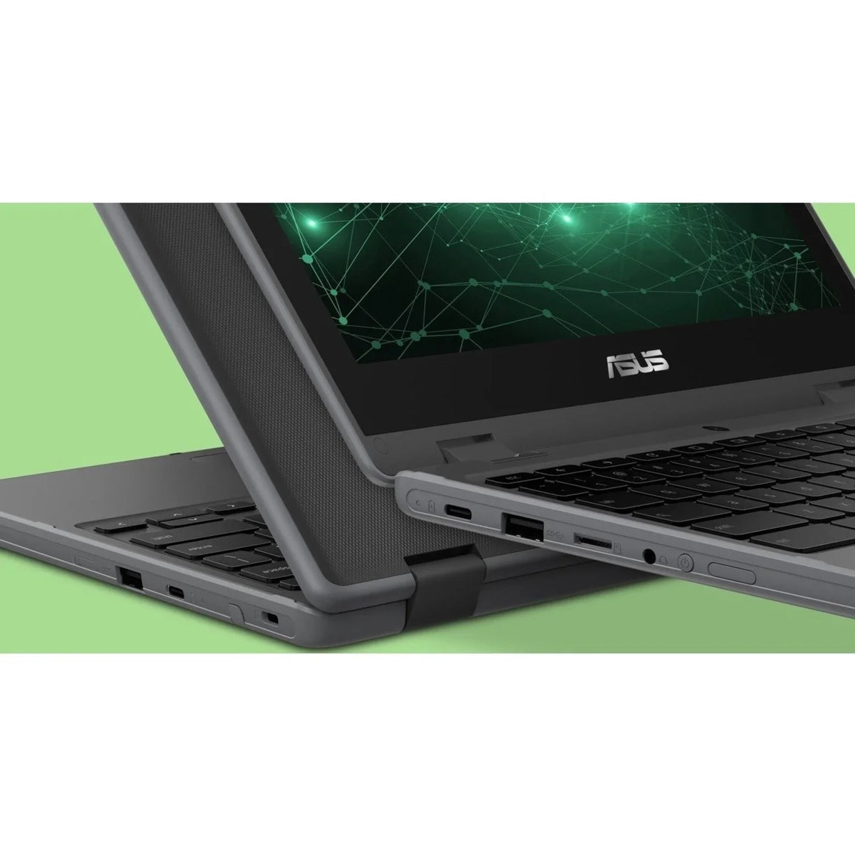 Asus Chromebook Celeron ChromeOS, 64GB 11.6" N5100, SSD, Intel CR1100FKA-YZ184T Flip Touchscreen,