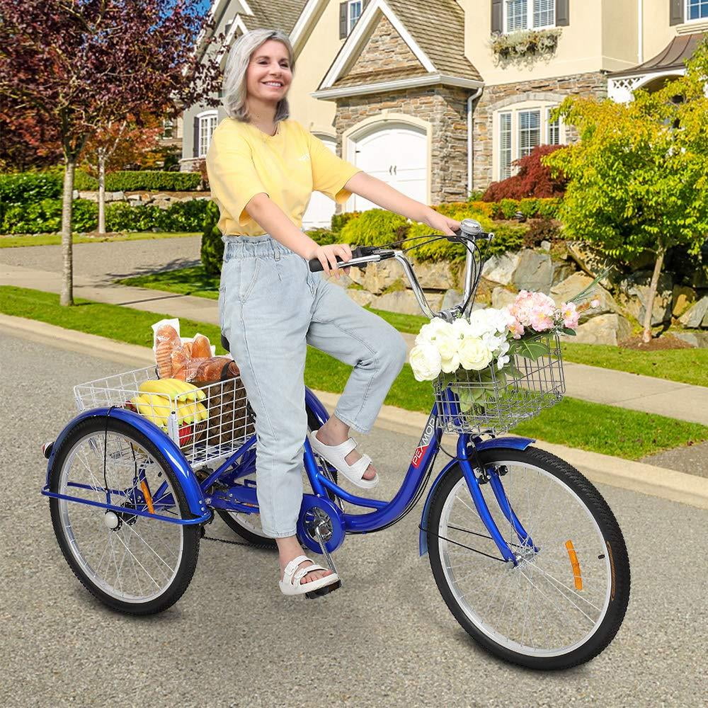 Bike, Men's Adult Wheel Blue Women's Tricycle SalonMore 26-Inch