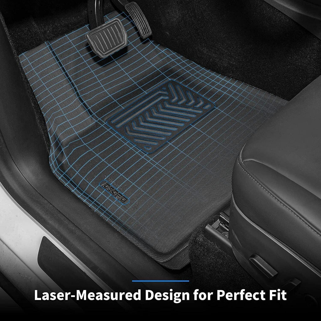 Model Trunk Ledkingdomus All 2020-2024 Set Y Floor rs 5-Seat Weather Mats for Cargo Ledkingdomus Tesla