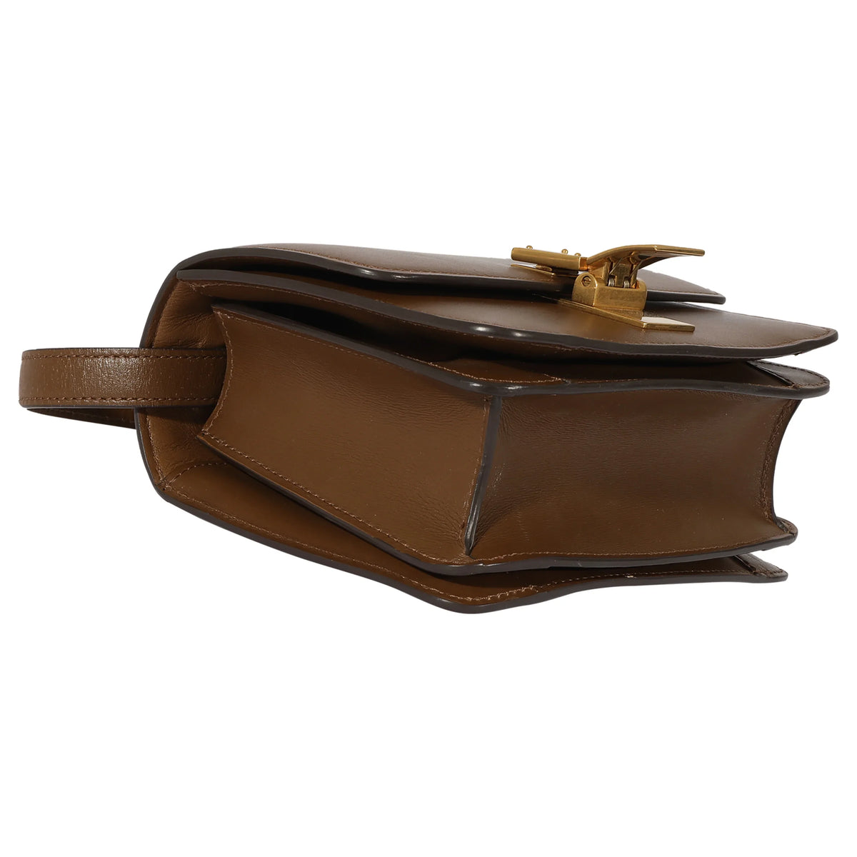 Bag Box Brown Leather Smooth Small Celine Pre-Owned